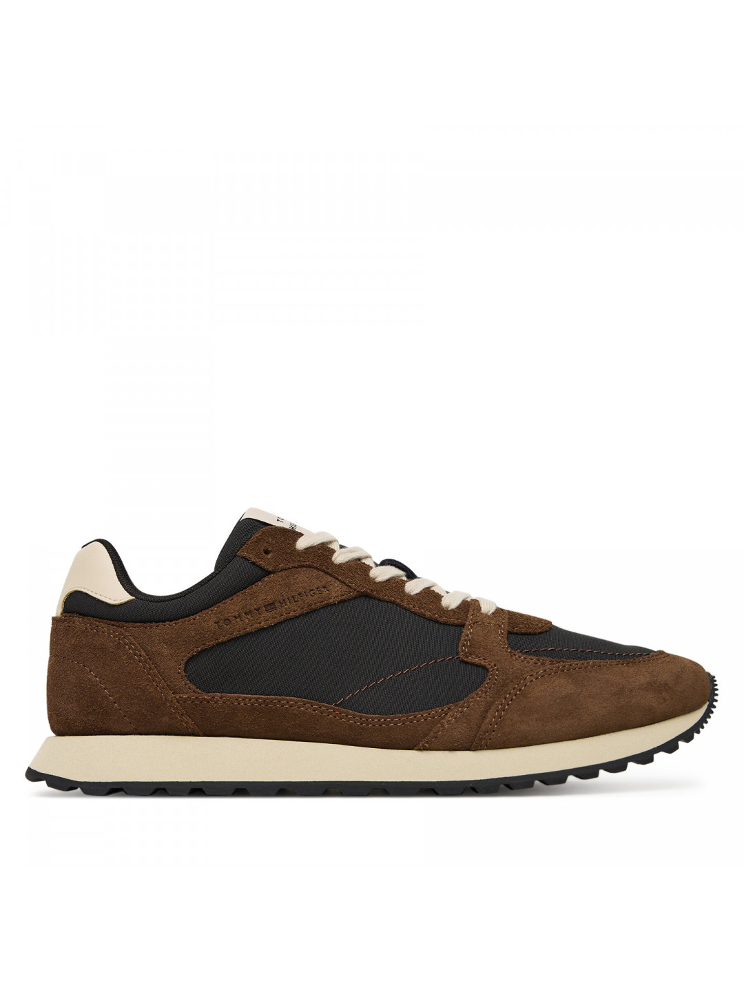 Sneakersy Tommy Hilfiger New Runner Eva Mix FM0FM05638 Hnědá